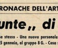 Gruppo Culturale ” 8 G “, Ascoli P. 1972